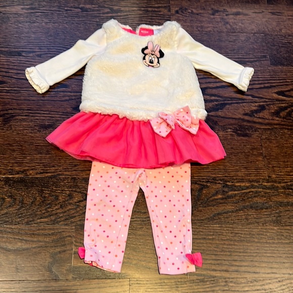 2/$25 Disney Minnie Mouse Outfit Size 9-12 Months - Picture 1 of 7